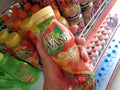 Kediri, Indonesia Januari 12, 2020 : Teh javana, one of indonesian famous soft drink