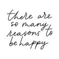 There are so many reasons to be happy card