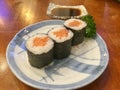 Sushi salmon rolls