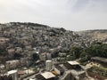 The panoramic view of the city view.Jerusalem Royalty Free Stock Photo