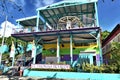 St thomas us virgin islands  skyride  entrance Royalty Free Stock Photo