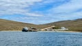 Olkhon ferry Royalty Free Stock Photo