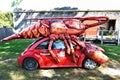 Maine maritime museum huge lobster car exposition