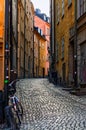 There is One of Stockholm Streets. Royalty Free Stock Photo