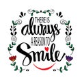 There is always a reason to smile. Royalty Free Stock Photo
