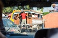 Public transport in Stone Town on Zanzibar. Tanzania