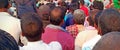 Cloud of people watching match in madhubani India