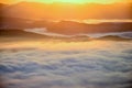 ThereÃ¢â¬â¢s a sea of mist and golden light in the morning at Doi Samer Dao - Sri Nan National Park, Na Noi, Nan