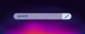 There is a search bar displayed containing the word prompt written inside it