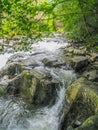 Whitetop Laurel Creek Waterfall in Virginia Royalty Free Stock Photo