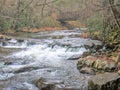 Whitetop Laurel Creek Waterfall in Virginia Royalty Free Stock Photo