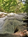 Whitetop Laurel Creek Waterfall Royalty Free Stock Photo