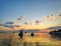 Sunset at Mavisehir Didim Royalty Free Stock Photo