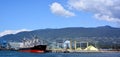 There are two sulphur terminals serving the West Coast of Canada, Royalty Free Stock Photo