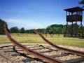 Watch post former dutch Camp Westerbork Royalty Free Stock Photo