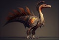 Therizinosaurus was a theropod about the size of Tyrannosaurus Rex.