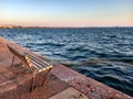 Beautiful view of the Thermaic Gulf (Thessaloniki) Royalty Free Stock Photo