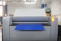 Thermal digital plate on the CTP Royalty Free Stock Photo