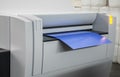 Thermal digital plate on the CTP Royalty Free Stock Photo