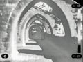 Thermal image of ruins