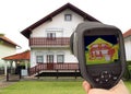 Thermal Image of the House Royalty Free Stock Photo