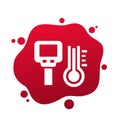 thermal imager icon, infrared camera vector Royalty Free Stock Photo