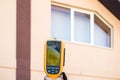 Thermal imaging of house window Royalty Free Stock Photo