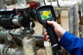 Thermal imaging inspection of water pump equipment