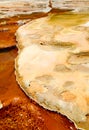 Thermal Mineral Spring Hierve el Agua, Oaxaca, Mexico. 9th May 2015