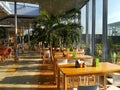 Thermal pool - restaurant area Royalty Free Stock Photo