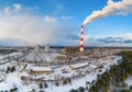 Thermal power plant in Kiev. Ukraine