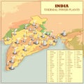 Thermal Power Plant Map Of India