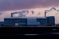 Thermal power Plant At Sunset, Iceland