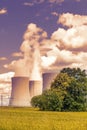 Thermal power plant Royalty Free Stock Photo