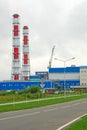 Thermal power station Royalty Free Stock Photo