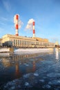 Thermal power station on Moscow River