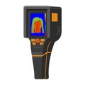 Thermal scaner camera infrared. Portable Visualize temperature differences thermometer, thermographic for the