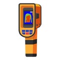 Thermal scaner camera infrared. Portable Visualize temperature differences thermometer, thermographic for the