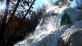 Thermal springs `Bagni San Filippo`, near Amiata mountain in Tuscany, Italy