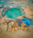 Thermal springs in Greece Royalty Free Stock Photo