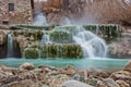 Thermal water for bathing.