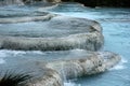 The thermal waterfalls or cascades at Saturnia Royalty Free Stock Photo