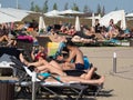 Therme Balotesti - people relaximg Royalty Free Stock Photo