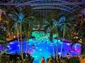 Therme Bucharest, Palm Zone in the night