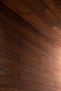 Thermo ash wood texture cladding and ceiling, modern architectonic detail Royalty Free Stock Photo