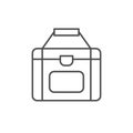 Thermo box line outline icon