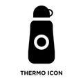 Thermo icon vector isolated on white background, logo concept of