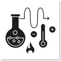 Thermodynamics glyph icon