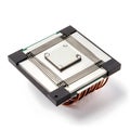 Thermoelectric Module isolated on a white background Royalty Free Stock Photo