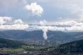 A thermoelectric plant Pljevlja near city of Pljevlja in Montenegro